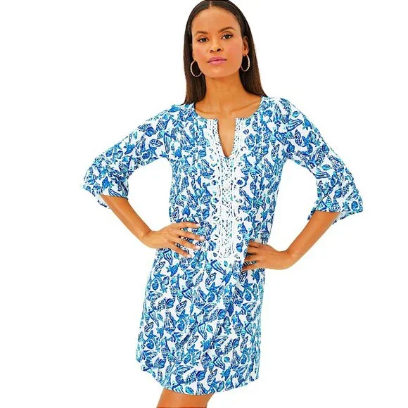 Lilly Pulitzer Krysta Dress in Resort White/Shell Collector NWT - Size X-Large - Picture 1 of 8